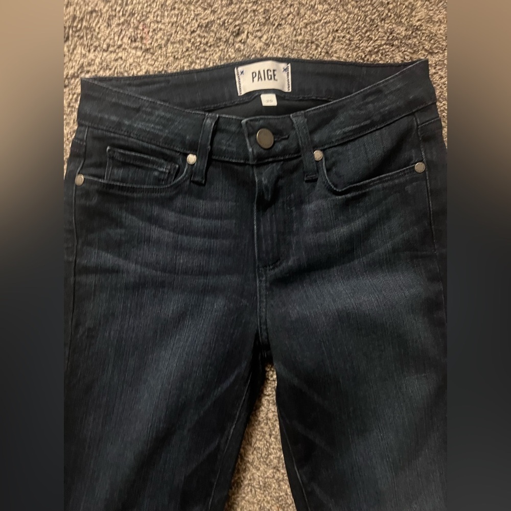 PAIGE Denim Verdugo Crop Skinny Jeans Size 25 - Picture 6 of 14